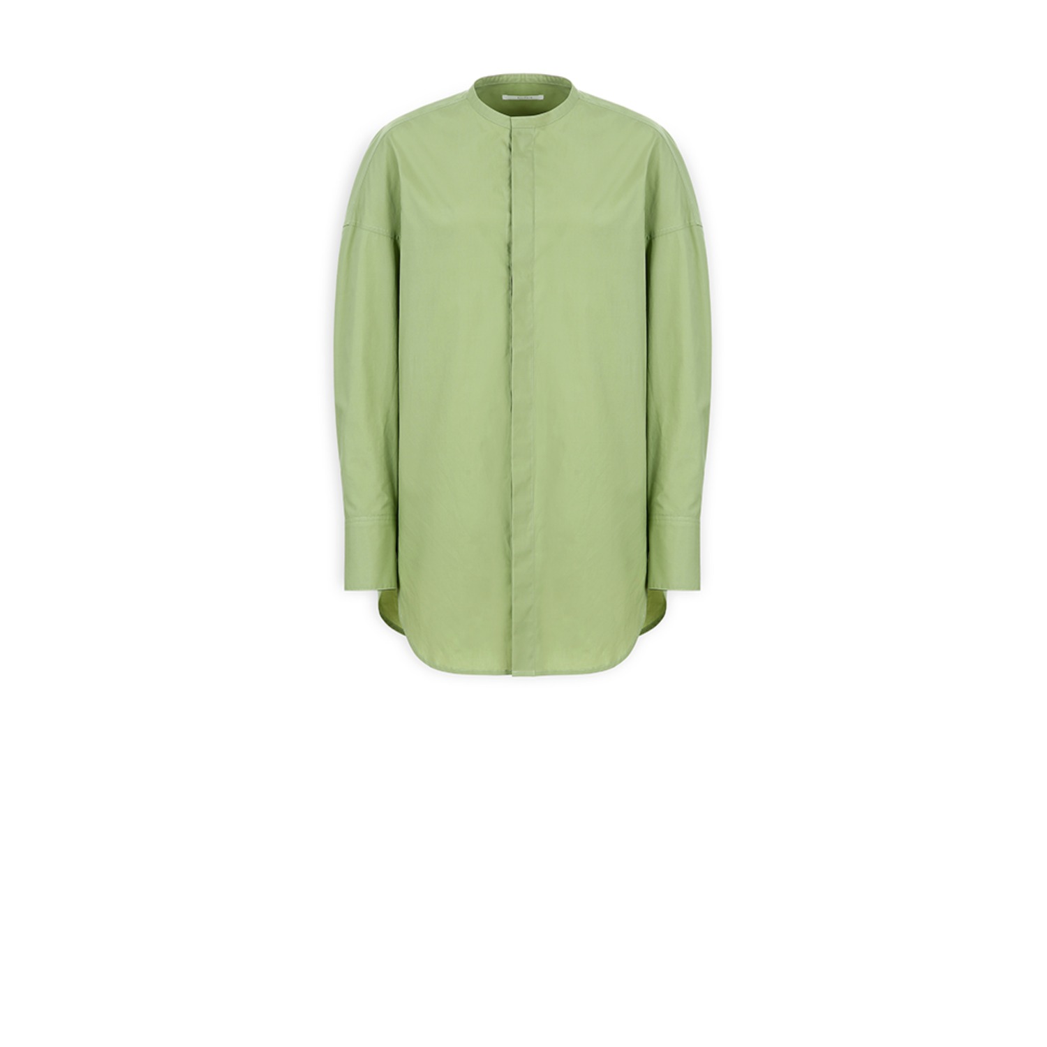 STAND-UP COLLAR BLOUSE (GREEN)