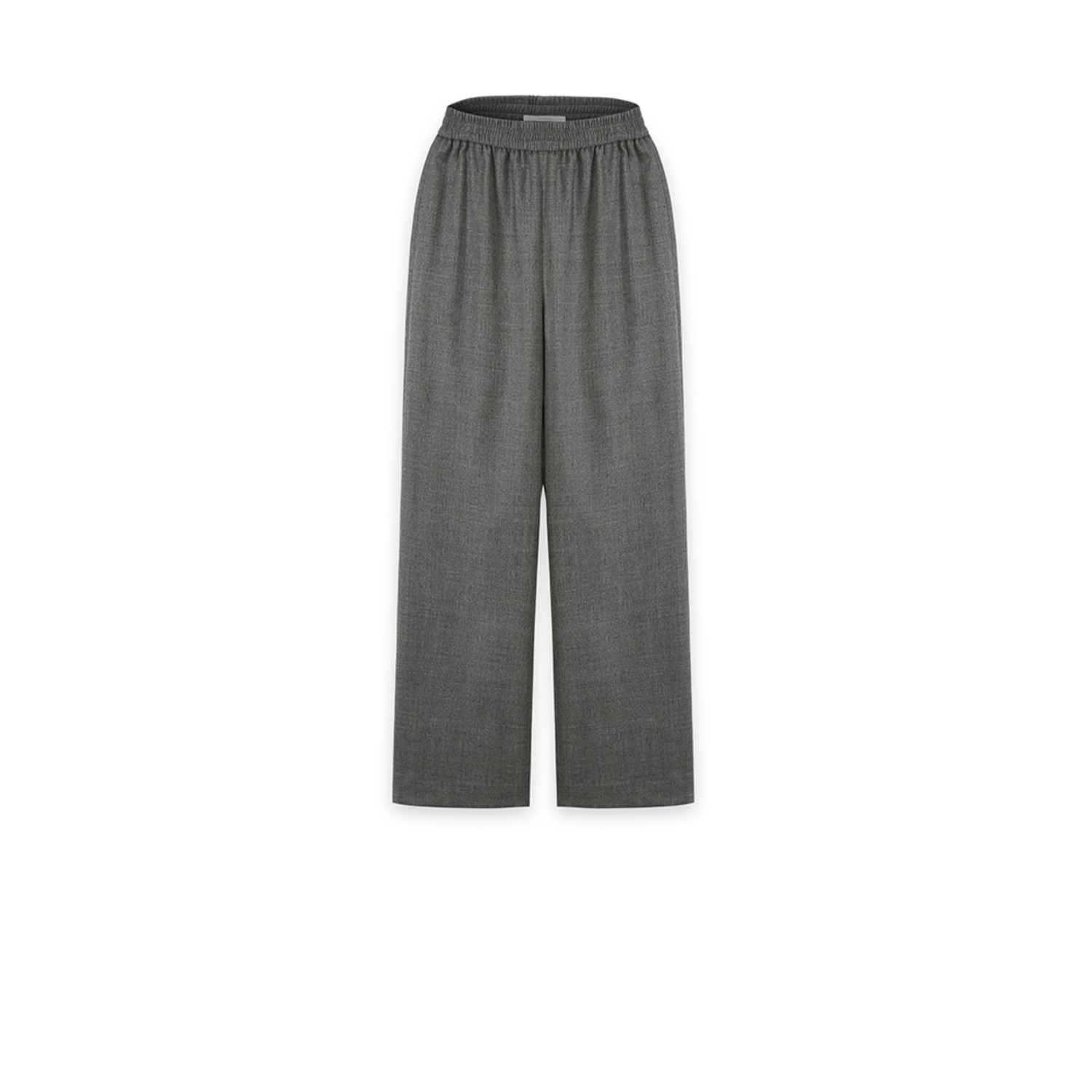BANDING WIDE TROUSERS (CHARCOAL)